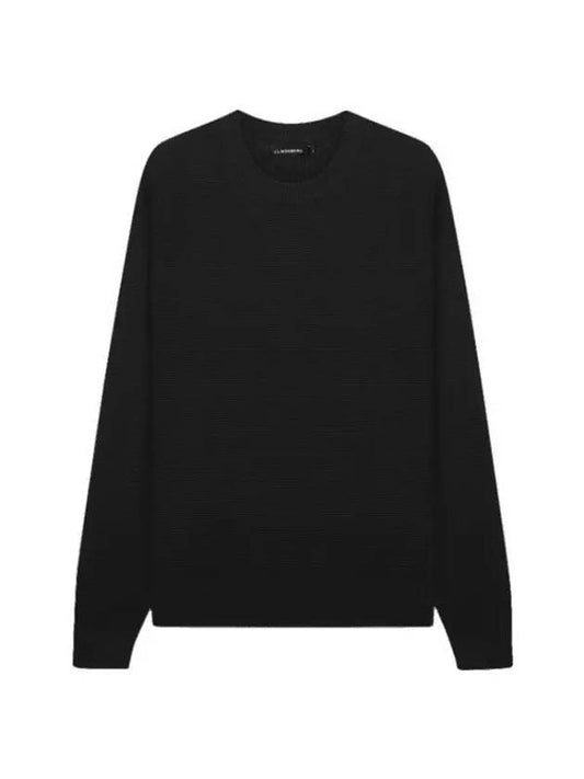 Men's Archer Structure Knit Top Black - J.LINDEBERG - BALAAN 1