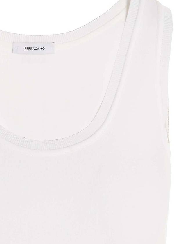 Salvatore Ferragamo Basic Tank Top - SALVATORE FERRAGAMO - BALAAN 3