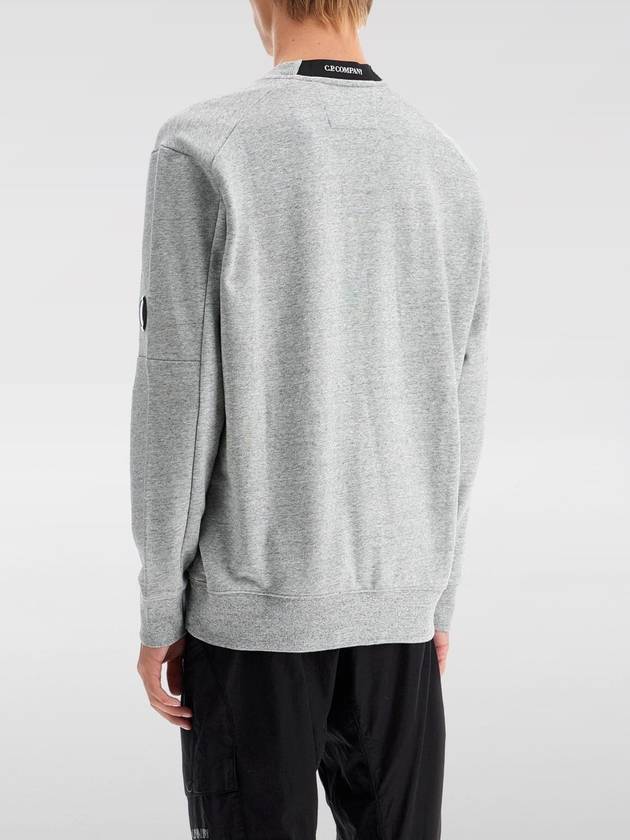 Diagonal Raised Fleece Lens Sweatshirt Grey - CP COMPANY - BALAAN 4