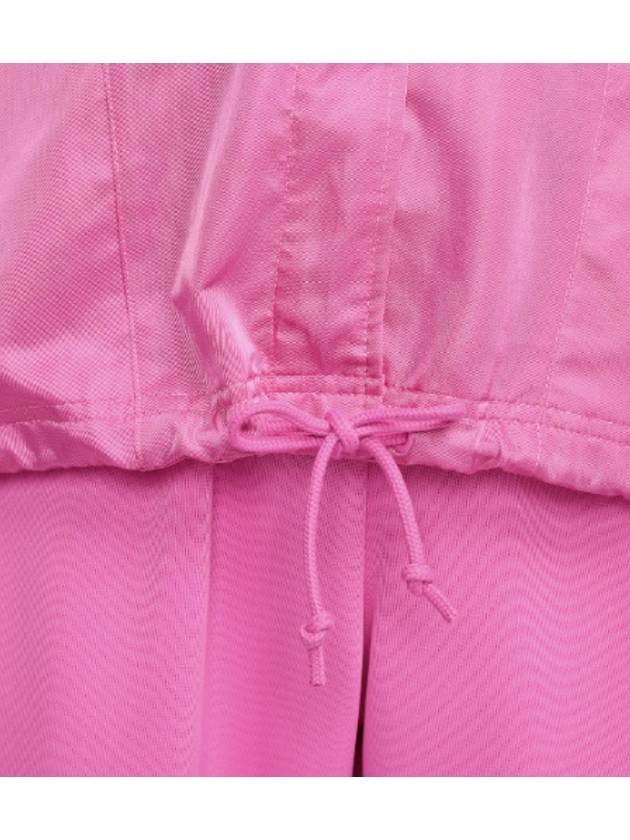 Air Woven Oversized Bomber Jacket Pink - NIKE - BALAAN 7