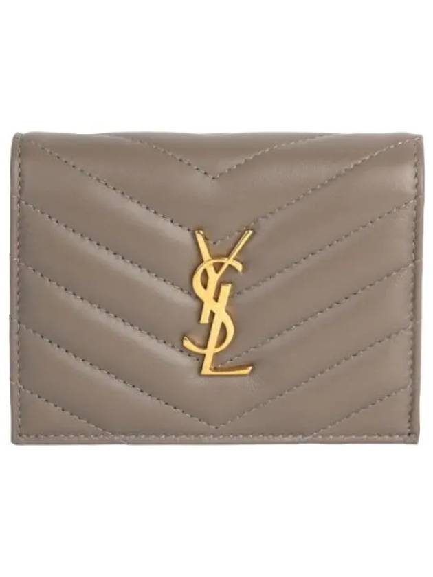 Cassandra Matelasse Flap Card Case Women s Bicycle Wallet - SAINT LAURENT - BALAAN 1