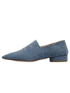 Women's Point Toe 4 Stitch Kiki Loafer Denim - MAISON MARGIELA - BALAAN 1