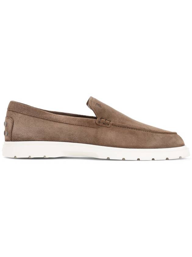 Suede Slipper Loafers Brown - TOD'S - BALAAN 2