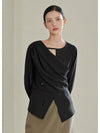 Poshley neck point wrap blouse - MICANE - BALAAN 3