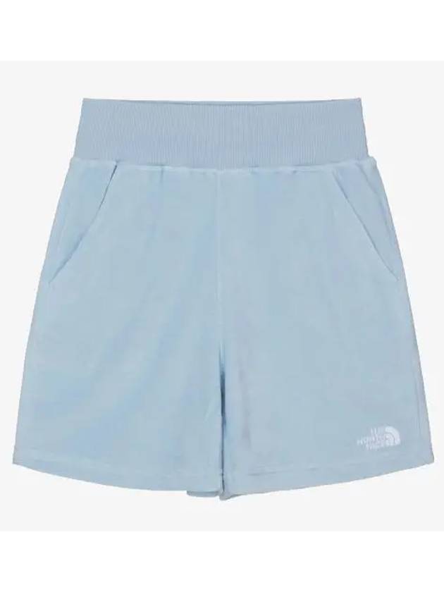 The North Face NS6KQ80K White Label Women s Velor Shorts - THE NORTH FACE - BALAAN 1