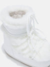 Icon Low Fake Fur Winter Boots White - MOON BOOT - BALAAN 4