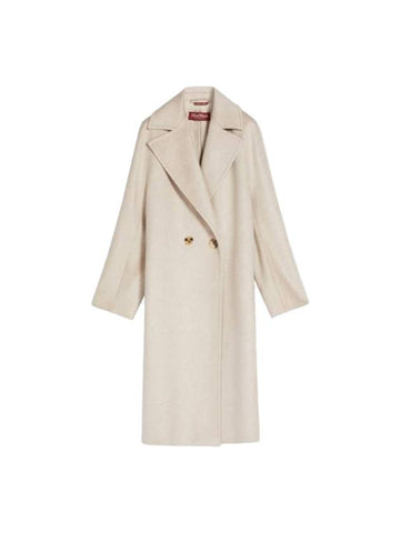 Karim Cashmere Double Coat Ivory - MAX MARA - BALAAN 1