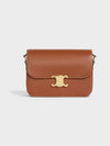 Triomphe Medium Calfskin Shoulder Bag Tan - CELINE - BALAAN 2