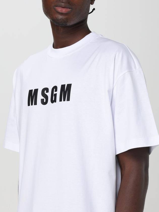 T-shirt in cotone con logo Msgm - MSGM - BALAAN 3