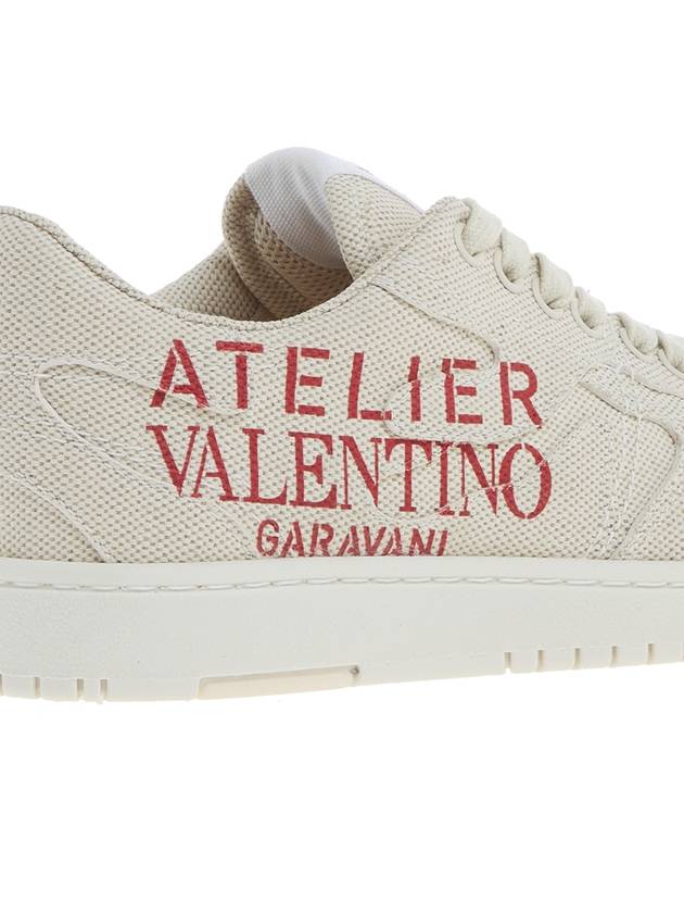 Atelier Camouflage Low Top Sneakers Natural - VALENTINO - BALAAN 11