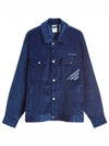 adidas COACH jacket indigo blue IX9609 - ADIDAS - BALAAN 1