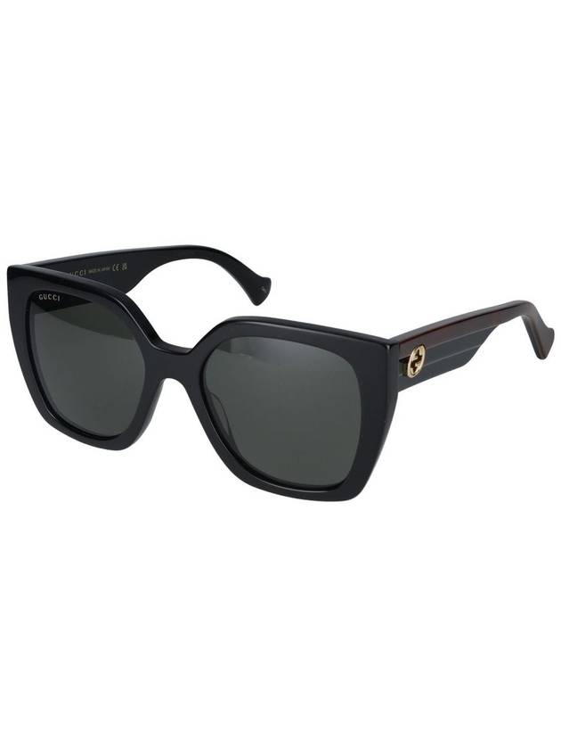 Eyewear Interlocking G Square Frame Sunglasses Black - GUCCI - BALAAN 3