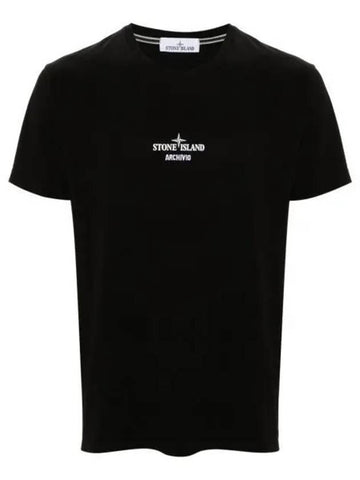 80152NS91 Archibio Logo Short Sleeve T Shirt 270670 1006351 - STONE ISLAND - BALAAN 1