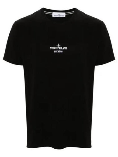 80152NS91 Archibio Logo Short Sleeve T Shirt 270670 1006351 - STONE ISLAND - BALAAN 1