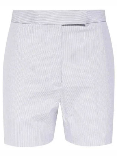 RWB Pinstripe Classic Backstrap Shorts Medium Grey - THOM BROWNE - BALAAN 2