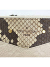 Women s Python Double Zip Pochette - LOUIS VUITTON - BALAAN 11