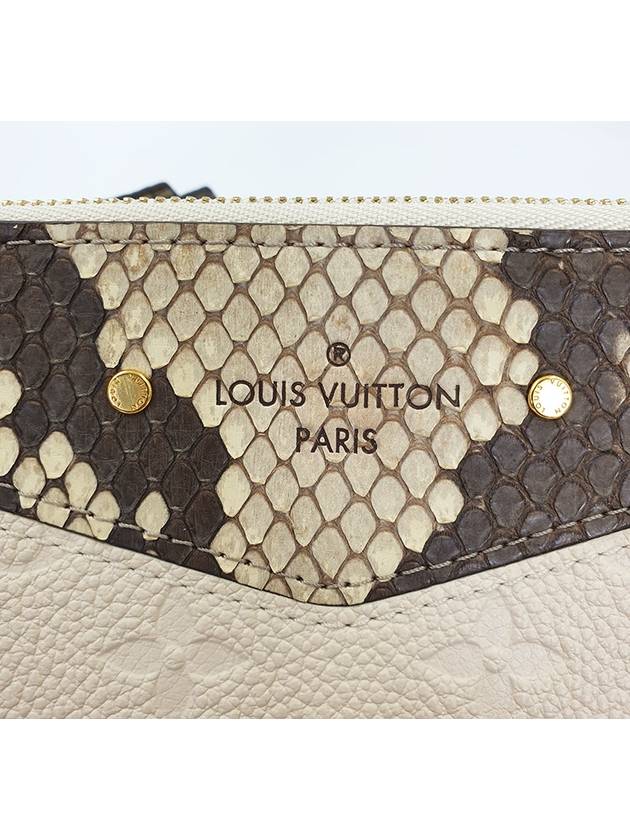 Women s Python Double Zip Pochette - LOUIS VUITTON - BALAAN 11