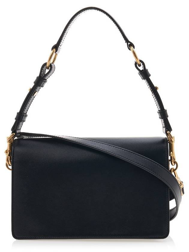 Timeless T Logo Small Satchel Shoulder Bag Black - TOD'S - BALAAN 4