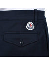 Gavardine Straight Pants Navy - MONCLER - BALAAN 8