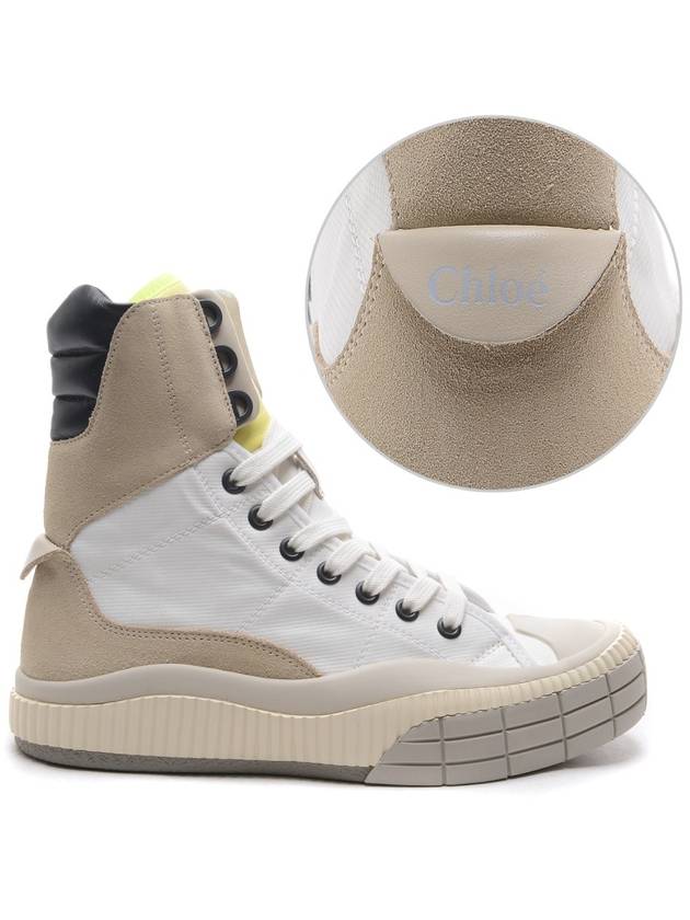 Clint high top sneakers beige - CHLOE - BALAAN 2