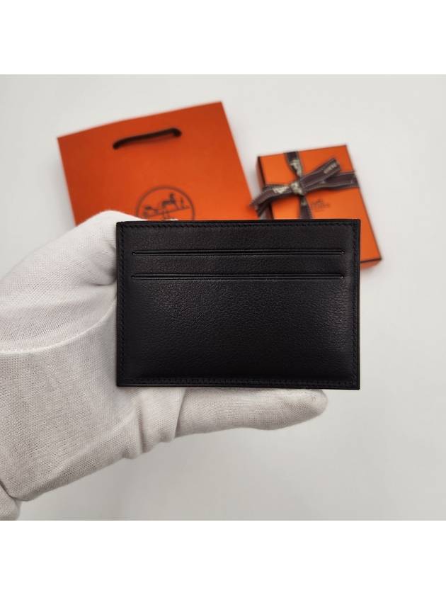 Citizen Twill Card Wallet Noir - HERMES - BALAAN 3