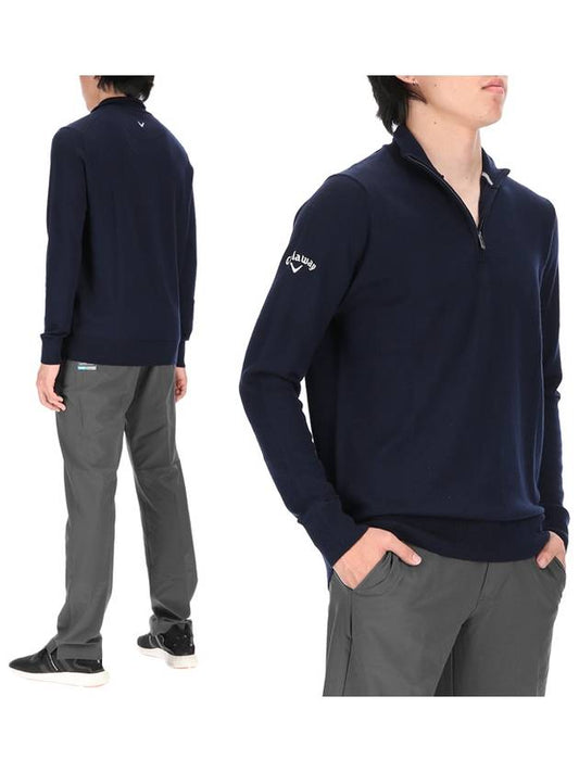 CGGS80Z3 401 Men's ZipUp Knit Sweatshirt - CALLAWAY GOLF - BALAAN 1