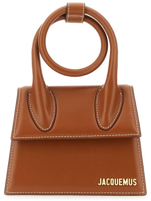 Le Chiquito Moyen Signature Tote Bag Light Brown - JACQUEMUS - BALAAN 3