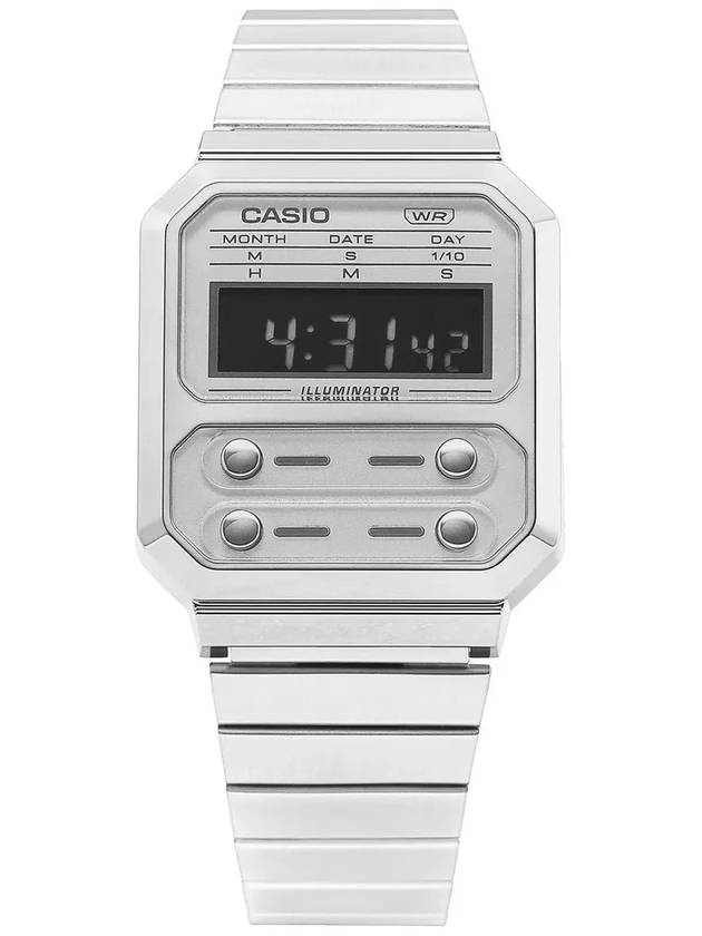 A100WE 7BDF 7B Digital Square Vintage Retro Urethane Watch - CASIO - BALAAN 5