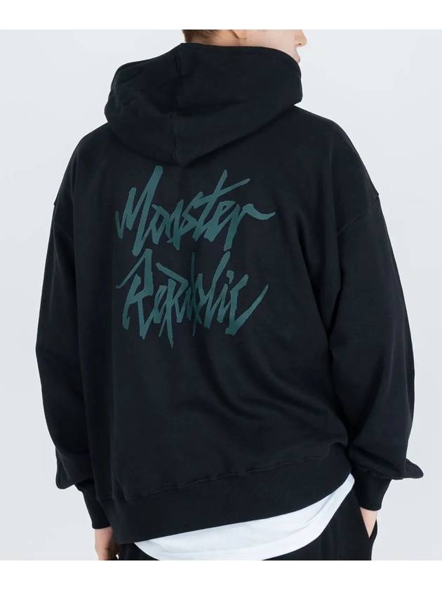 Movement deep green logo hoodie black - MONSTER REPUBLIC - BALAAN 2