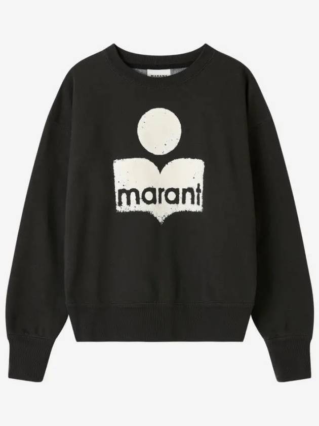 W Isabel Marant Mobily Sweatshirt Faded Black SW0011FA A1M78E 02FK - ISABEL MARANT - BALAAN 2