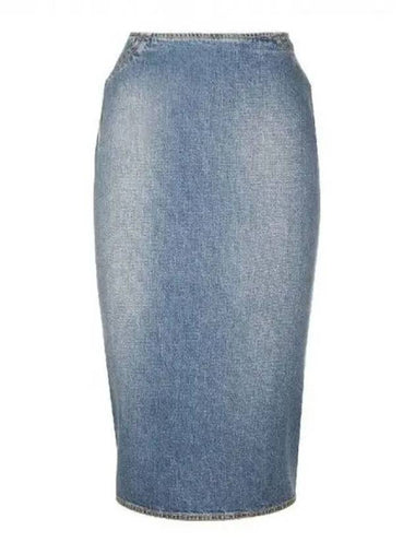 denim pencil skirt - ALAIA - BALAAN 1