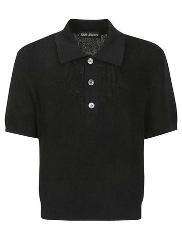 Polo T-shirt M2243TS SHADOWBLKCRI SHADOW BLACK CRISPY - OUR LEGACY - BALAAN 1