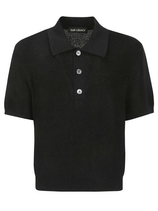 Polo T-shirt M2243TS SHADOWBLKCRI SHADOW BLACK CRISPY - OUR LEGACY - BALAAN 1