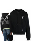 Caravaggio Arrow Oversized Hoodie Black - OFF WHITE - BALAAN 2