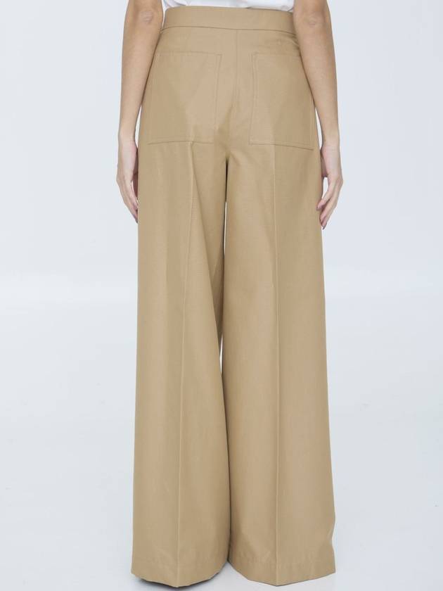 tan corte straight pants tobacco - MAX MARA - BALAAN 5