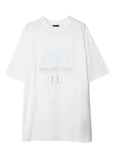 Surfer Medium Fit Short Sleeve T-Shirt White - BALENCIAGA - BALAAN 2