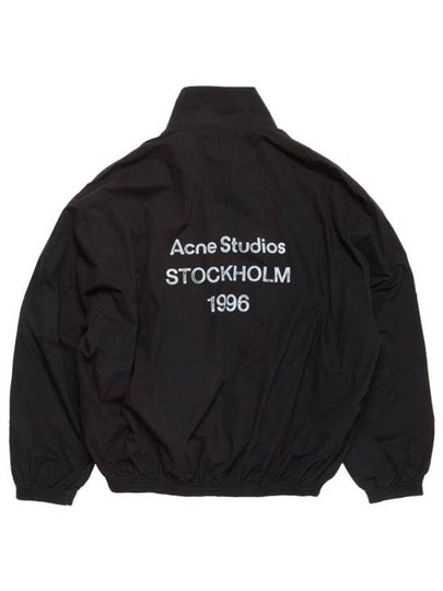 1996 Stamp Logo Zip-Up Jacket Black - ACNE STUDIOS - BALAAN 2