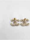 Metal Earrings Diamantes & Gold Crystal - CHANEL - BALAAN 5