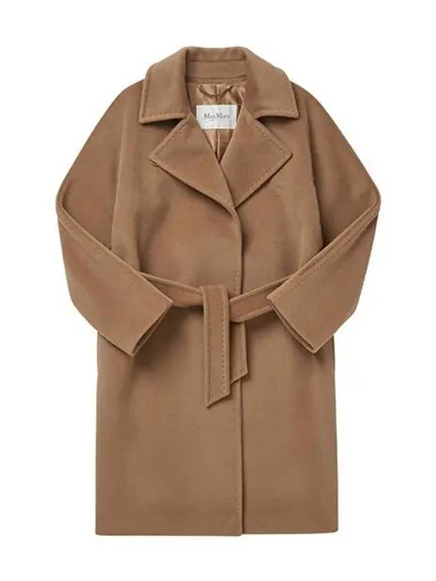 Women’s Estella Wool Cashmere Single Coat Camel - MAX MARA - BALAAN 2