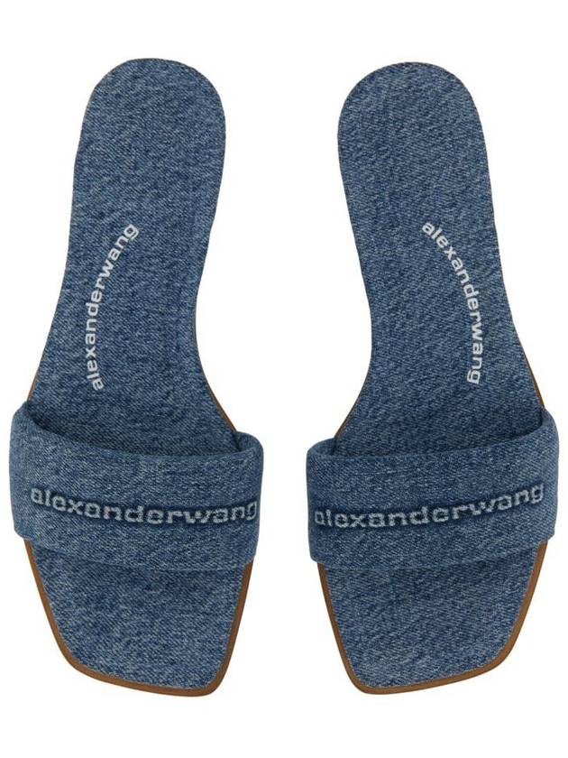 Alexander Wang Denim "Vy" Slipper - ALEXANDER WANG - BALAAN 2