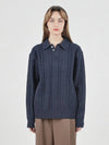 Modal Cable Collar Knit Navy - CHANCE'S NOI - BALAAN 3