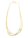 Petit CD Double Necklace Gold - DIOR - BALAAN 3