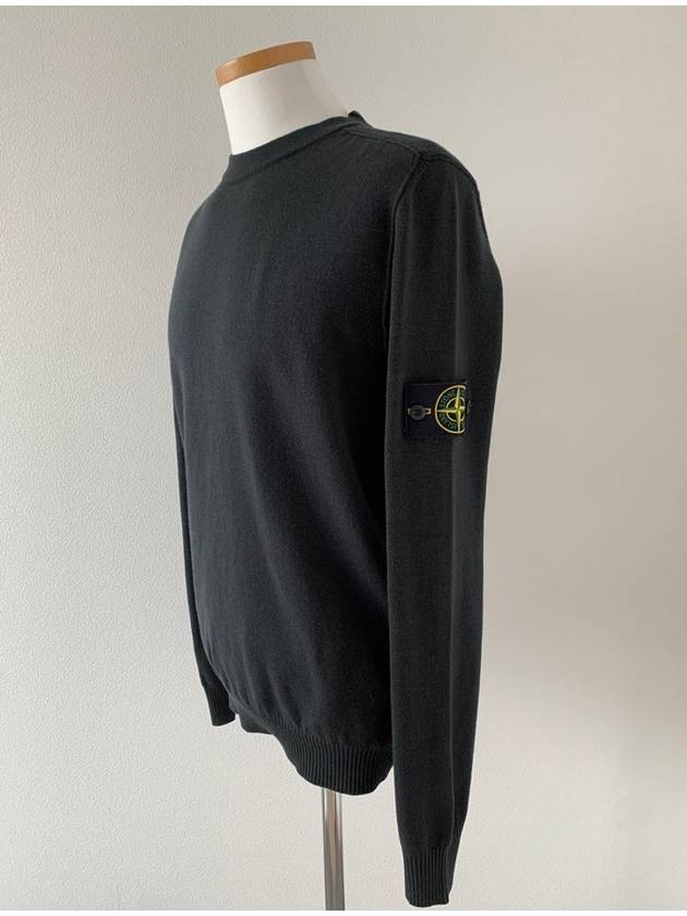 Wappen Wool Round Knit S - STONE ISLAND - BALAAN 4