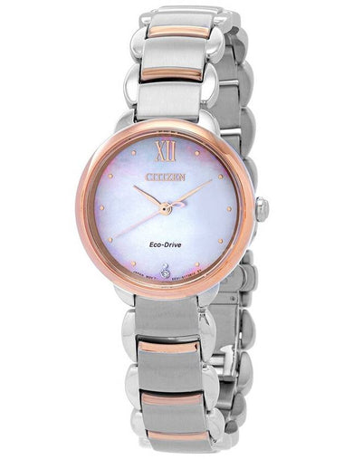 Citizen Eco-Drive Mother of Pearl Dial Ladies Watch EM0924-85Y - CITIZEN - BALAAN 1