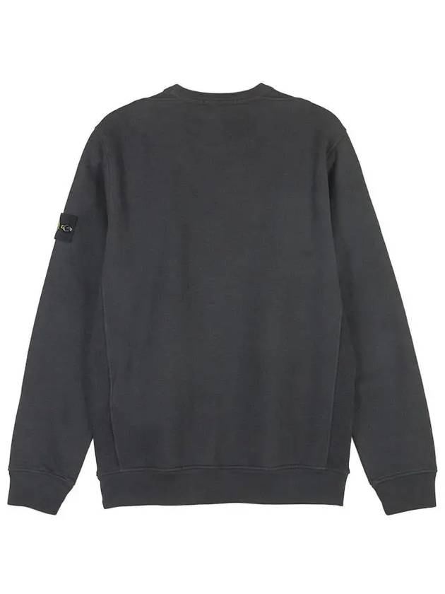 Wappen Patch Crew Neck Cotton Sweatshirt Lead Grey - STONE ISLAND - BALAAN 3