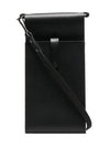 Leather Cell Phone Holder Black - MAISON MARGIELA - BALAAN 1