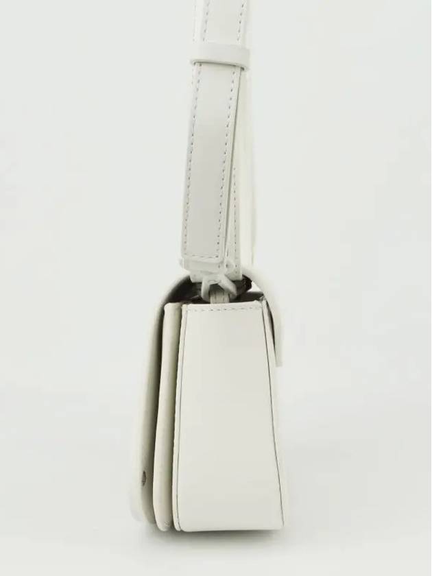 1DR Iconic Matte Leather Shoulder Bag White - DIESEL - BALAAN 4