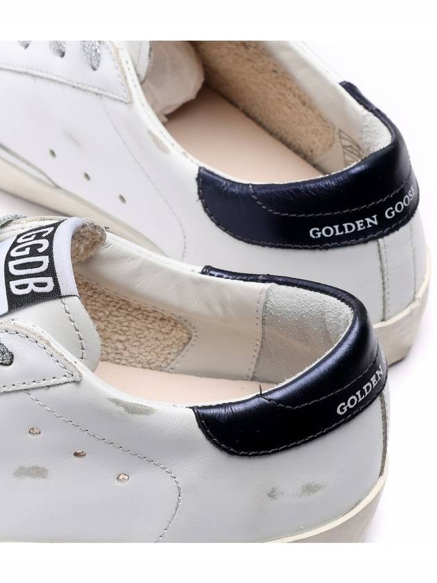 Women's Navy Tab Superstar Low Top Sneakers White - GOLDEN GOOSE - BALAAN 7