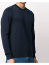 Men's Logo Wappen Knit Top Navy - STONE ISLAND - BALAAN 4