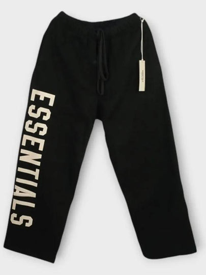 Fleece Relaxed Track Sweatpants Black 130BT244320F 009 - FEAR OF GOD ESSENTIALS - BALAAN 2